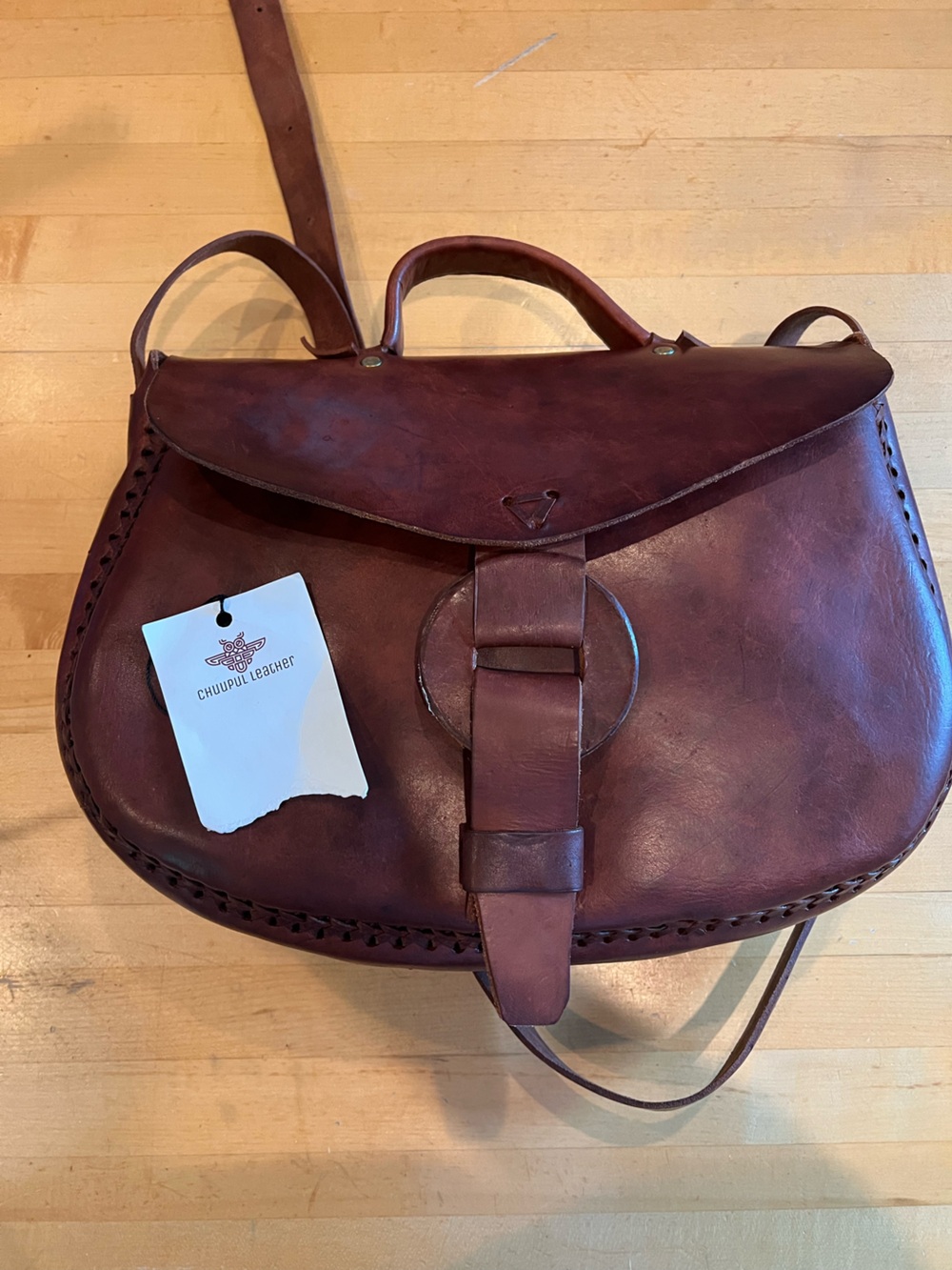 Chuupul Leather Harrison Saddle Tote - Picture 4 of 9
